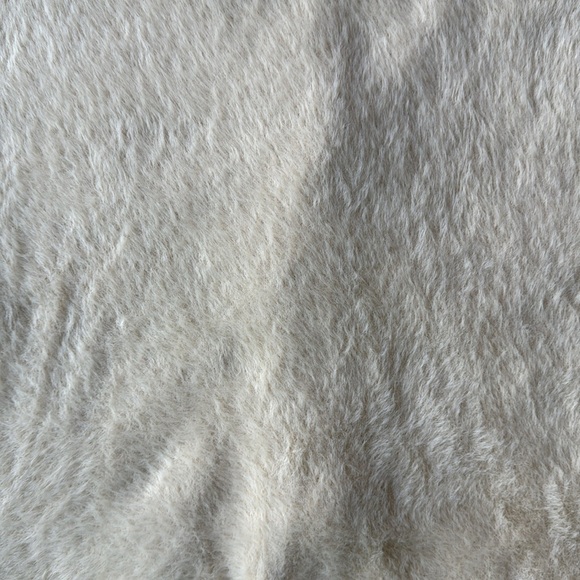 Levi’s Sweater White Fuzzy Betty Cardigan Sweater Relaxed Fit Size Small - Picture 12 of 16
